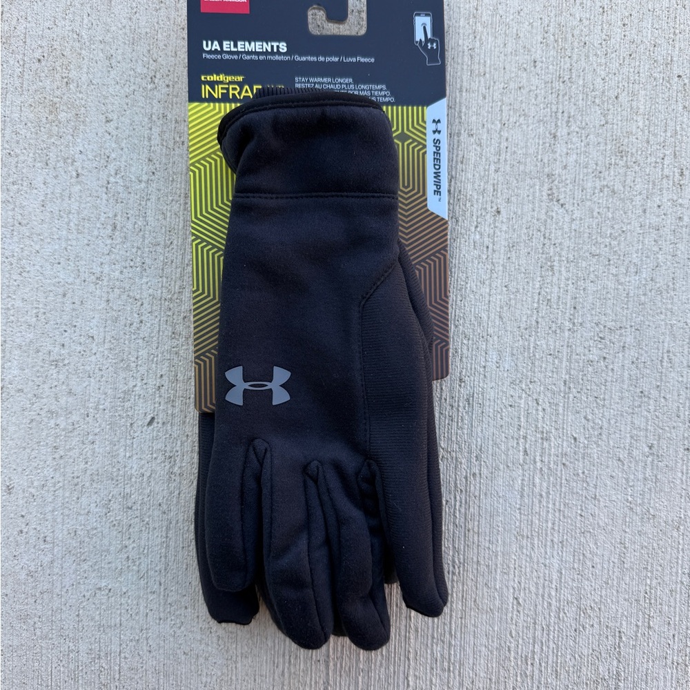 Under Armour Black UA Elements Gloves